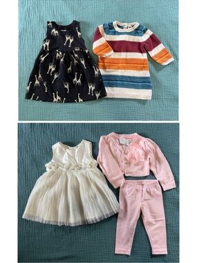 Baby Girl Bundle: Dresses 3-6 months